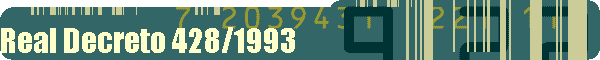 Real Decreto 428/1993